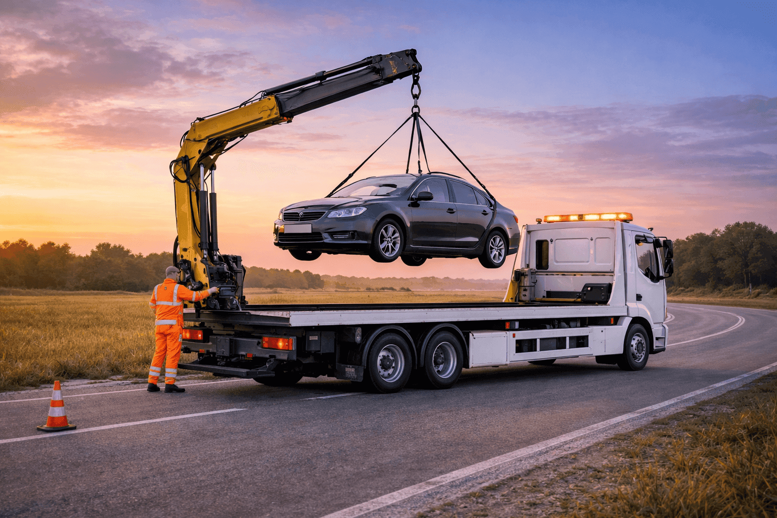 Professionele autoberging en takelen